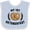 Blue and White, variant on Inktastic My 1st Oktoberfest with Pretzel and Laurels Boys or Girls Baby Bib