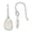 White, variant on Diamond2Deal 925 Sterling Silver Blue Chalcedony Dangle Earrings for Women (L- 1.03 inch, W- 0.36 inch)