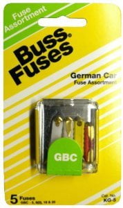 Cooper Bussmann 8 Pack GBC German Auto Assortment Fuse BP/GBC-A8-RP 