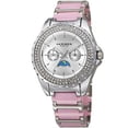thumbnail image 2 of Women's Quartz Multifunction Crystal Silver-Tone Bracelet Watch, 2 of 7