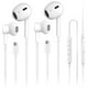 thumbnail image 1 of Paquete de 2 auriculares USB C para iPhone 16, auriculares tipo C con cable con micrófono y control remoto, auriculares con cancelación de ruido, compatibles con iPhone 16 Pro Max, iPad Pro, la mayorí, 1 of 5