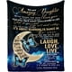 thumbnail image 1 of LHSHID Personalized Custom Name Message Blanket to My Amazing Daughter from Dad or Mom Never Forget How Much I Love You Elegant Super Soft Warm Sofa Couch Lap Throw Blanket, 1 of 6