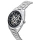thumbnail image 3 of Bulova Classic Surveyor Stainless Steel Silver Skeleton Dial Automatic 96A293 Men's Watch, 3 of 4