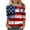 Z94 Wine, variant on Mifsaly Independence Day T Shirt Women 3/4 Sleeve Crewneck Patriotic Shirts 4Th Of July Graphic Cotton Tee 2026 L