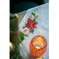 thumbnail image 3 of Vervaco Counted Cross Stitch Tablecloth Kit 32"X32"-Christmas Flowers (10.5 Count), 3 of 3