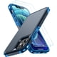 thumbnail image 3 of SPIDERCASE Diseñado para iPhone 12/iPhone 12 Pro, [protección contra caídas de grado militar de 10 pies] [con 2 protectores de pantalla de vidrio templado] Funda protectora para iPhone 12/12 Pro azul, 3 of 4