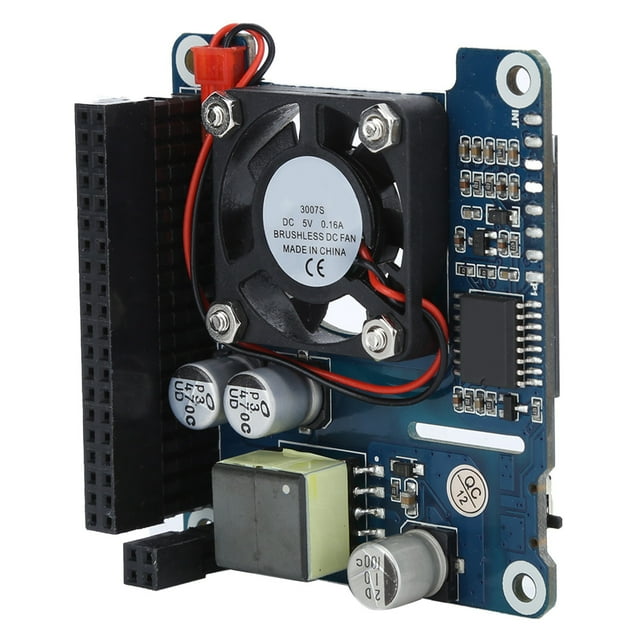 Placa de expansión para Raspberry Pi 4b 3bPOE Módulo de refrigeración con alimentación por Ethernet Ventilador integrado