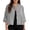 Grey, variant on Solid Color And Double Mid Length Short Sleeved Cardigan Maternity Cardigan Sweaters for Women