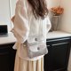 thumbnail image 3 of Bolso Mano Bandolera Mujer Cuero Encerado Con Aceite Bolsos Tipo Cartera Doble Bolsillo, 3 of 9