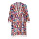 thumbnail image 4 of Puntoco Vestido De Manga Corta Con Cuello En V, Vestido De Manga Tres Cuartos De Encaje Con Borlas Estampado De Verano Para Mujer, Colorido L, 4 of 6