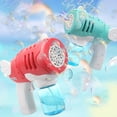 thumbnail image 4 of Máquina eléctrica de burbujas con 6 agujeros para niños, máquina para hacer burbujas, juguetes de pistola, juguete para regalo al aire libre de verano, 4 of 8