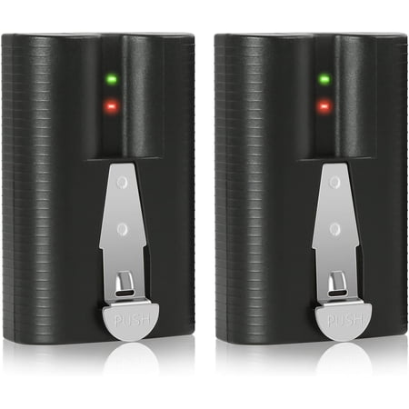 SUNBAT 6040mAh 3.65V Rechargeable Ring Camera Replacement Battery Compatible with Ring Video Doorbell 2/3/4/3 Plus/, Spotlight Cam, Stick Up Cam(2 Pack)