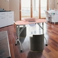 thumbnail image 2 of Costway Folding & Portable Manicure Table with Dust Collector LED Lamp Carry Bag Pink Pink, 2 of 10