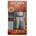 thumbnail image 2 of Jockey Underwear Sport Outdoor Midway Brief, Dark Grey Heather/Light Grey Heather, XL, 2 of 2
