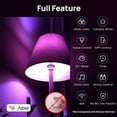 thumbnail image 4 of Matter Smart Light Bulb, Smart Bulbs Work with Apple Home/Siri/Alexa/Google Home/SmartThings, LED Color Changing Light Music Sync RGTBW, Smart Home, 60W 800LM A19 E26 2.4Ghz WiFi Only, 2 Pack, 4 of 4