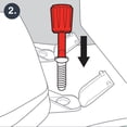 thumbnail image 3 of Kit de ajuste para asientos de inodoro Clorox con llave y arandelas, 3 of 5