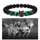thumbnail image 1 of Pulsera para mujer, regalo para mujer, pulsera de piedra volcánica de ojo natural con incrustaciones de leopardo y circonita, pulsera para la ansiedad para hombre., 1 of 5