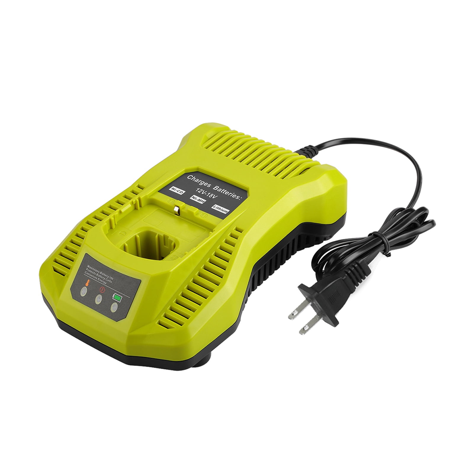 18 Volt P108 Lithium-Ion Battery and Charger For Ryobi 18V One Plus P102 P107
