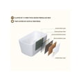 thumbnail image 5 of EastVita 49InchAcrylic Freestanding Bathtub.Square Shape Janpanese Soaking Tub With Seat Desgin. Modern Soaking Bathtub With Toe-Tap Chrome Right Drain. Slotted Overflow. CUPC Certified. Glossy White, 5 of 8