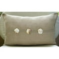 thumbnail image 2 of The HomeCentric Ecru Standard Pillow Shams, Mother Of Pearls Standard Pillow Shams, Pack of 2, 20"x26" (50x65 cm) Cotton Linen Standard Pillow Shams, Contemporary Standard Pillow - Natural Pearlized, 2 of 4