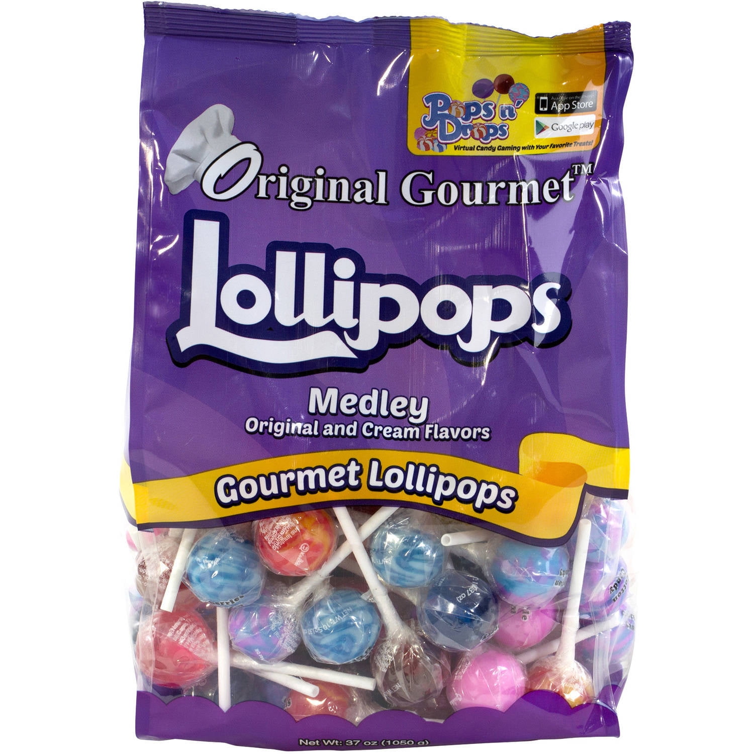 original-gourmet-medley-gourmet-lollipops-37-oz-walmart-walmart