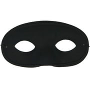 Skeleteen Black Superhero Eye Accessories - Mysterious Black Half Masks Masquerade Accessory for Adults and Kids