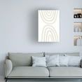 thumbnail image 2 of Trademark Fine Art uplusmestudio Beige Rainbow Canvas Wall Art, 2 of 4
