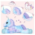 thumbnail image 5 of MorisMos Giant Unicorn Stuffed Animal 43'' Soft Unicorn Plush Toy, 5 of 8