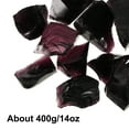 thumbnail image 3 of Uxcell Fire Glass for Fire Pit, 1.18"-1.97" High Luster Reflective Glass Rocks, Purple, 3 of 5