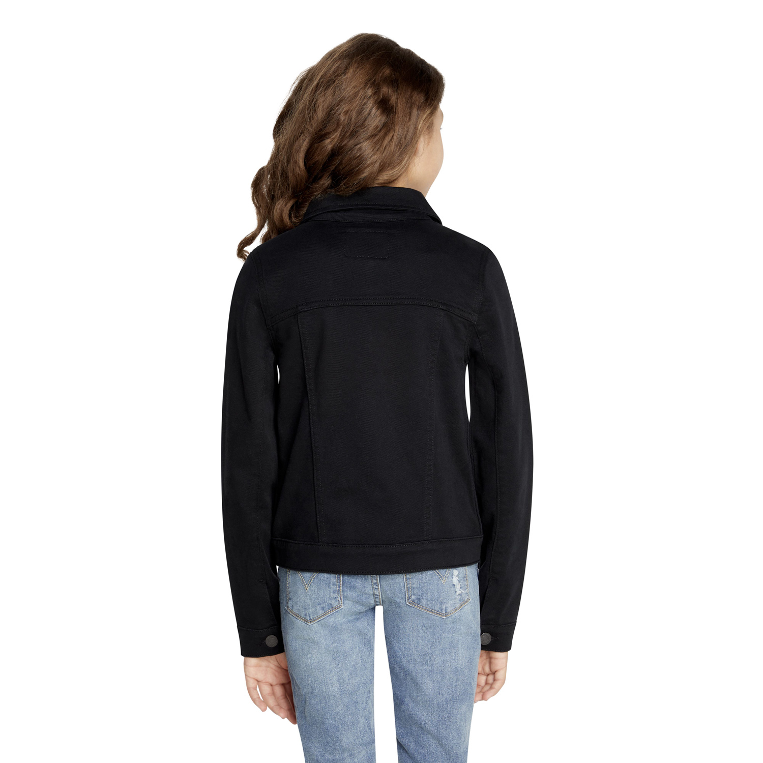 Levi's Girls' Denim Trucker Jacket, Sizes 4-16 - image 3 of 7