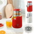 thumbnail image 1 of Bowayaoa USB Rechargeable Masticating Juicer, Slow Juicer Machine for Orange Lemon, 360 Degree Motor Easy Squeezer, Portable Fruit Juice Extractor, 1 of 10