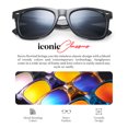 thumbnail image 6 of Translucent Frame Colorful Neon 80s Sunglasses for Men Women Reflective Mirrored Sun Glasses, 6 of 6