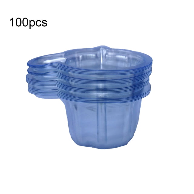 Vaso de orina de plástico de 100 piezas, ampliamente utilizado para la recolección de muestras de orina en hospitales.