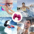 thumbnail image 7 of Lollanda Swimming Ear Plugs 3 Pairs Waterproof Reusable Silicone Ear Plugs Swimming Ear Plugs for Adults Kids for Swimmers Showering Bathing Surfing and Other Water Sports, 7 of 7