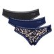 thumbnail image 1 of Sloggi braguitas de mujer, pack de 3 - GO Crush Short C3P, braguitas, algodón elástico Azul S (Small), 1 of 7