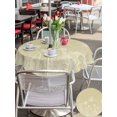 thumbnail image 5 of Outdoor Tablecloths with Umbrella Hole & Zipper, Brown Wildflowers Round Tablecloths 60 Inch, Modern Floral Butterfly Plant Waterproof Table Cloth, Patio/Pool/Picnic Table Covers, 5 of 8