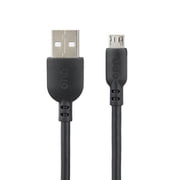 onn 3ft Micro-USB to USB Charging Cable, Black