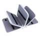 thumbnail image 4 of Estuche para lápices de PU impermeable de 4 capas con cremallera y 160 ranuras gris, 4 of 9