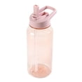thumbnail image 1 of Mainstays 34oz Pink Plastic Wide Mouth Sports Water Bottle with Twist Top Lid, 1 of 9