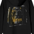 thumbnail image 4 of Rebel Moon Scribe Face Long Sleeve Adult Black Hooded Sweatshirt, 4 of 7