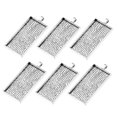 thumbnail image 4 of TABLZONE 10Pcs Antique Trays for Diy Jewelry Making Rectangular Shape Vintage, 4 of 7