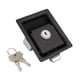 thumbnail image 1 of Scienceny Cerradura de puerta de Panel tipo tirador negro, mecanismo de bloqueo fácil y seguro para cualquier puerta, elegante y duradero Accesorios para vehículos recreativos, 1 of 6