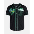thumbnail image 5 of Marvel Comics Men's and Big Men's Doctor Doom Baseball Jersey, Sizes XS-3XL, 5 of 5