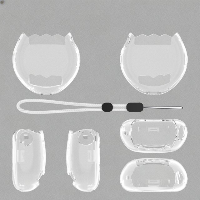 Protective Cover for Tamagotchi Paradise Game Console Transparent Protective Sleeve with Lanyard Soft Anti-Scratch Anti-Drop Skin Shell Accessories