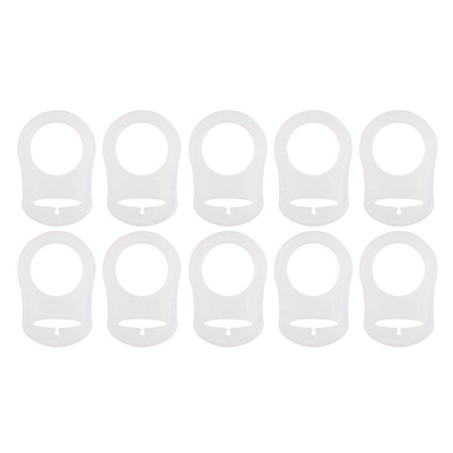 piezas de silicona con botón para chupete, clip simulado, soporte para múltiples adaptadores Hugo Anillos de silicona para chupete