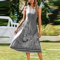 thumbnail image 1 of WILLBEST Vestido Corto Mujer Vestido Informal Con Bolsillo Sin Mangas Y Estampado Degradado Para Mujer, 1 of 3