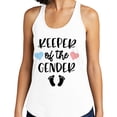 thumbnail image 2 of Keeper of the Gender Tank Top Fitted Racerback Women's Large Heather Grey, 2 of 5