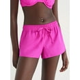 thumbnail image 4 of No Boundaries Women's and Women's Plus Tie Boardshorts, Sizes XS-XXL, 4 of 5