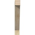 thumbnail image 2 of Ekena Millwork 4"W x 24"D x 28"H Traditional Block Rough Sawn Bracket, Douglas Fir, 2 of 25