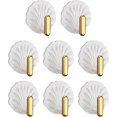 thumbnail image 1 of 8Pcs Self Adhesive Hooks, Sticky Hooks for Hanging,Waterproof Heavy Duty Stick on Wall Sticky Hooks for Door Kitchen Bathroom, 1 of 5
